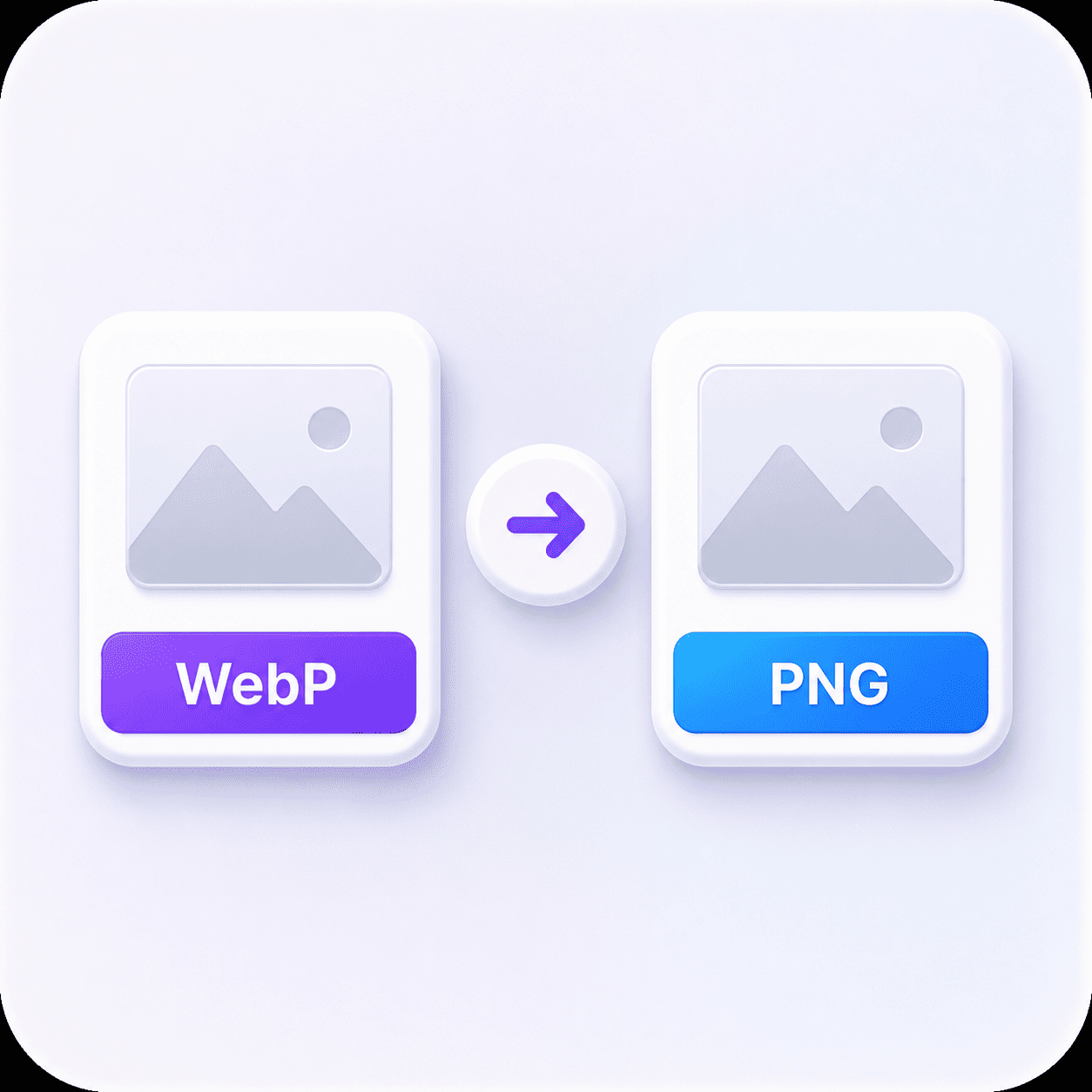 Piknova WebP to PNG converter preview