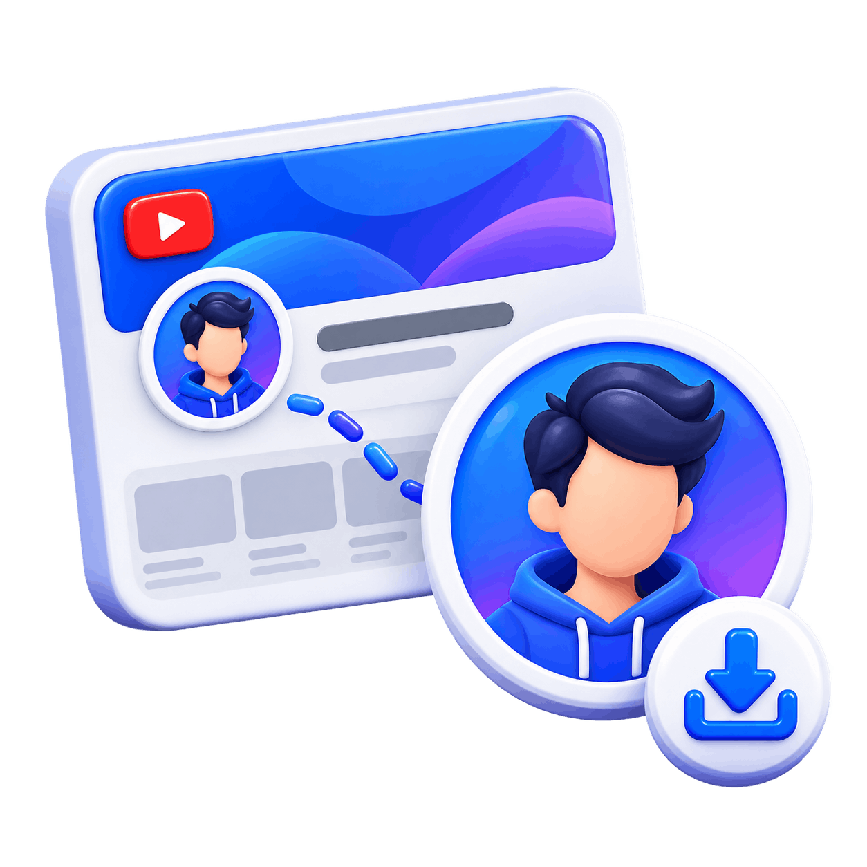 Piknova YouTube PFP Downloader preview